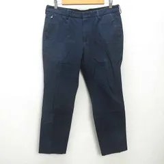 g■ヒューゴボス/HUGO BOSS SLIM FIT コットンパンツ【US/34】紺/men's/60【中古】■のサムネイル