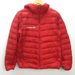 n■ユニクロ/UNIQLO ウルトラライトダウンジャケット/フーディ【M】赤/men's/35【中古】