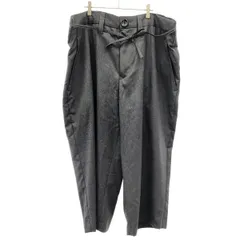 ANREALAGE アンリアレイジ オーバーラップスラックスパンツ  グレー OS