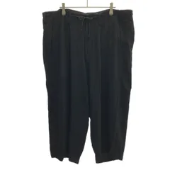 Yohji Yamamoto POUR HOMME ヨウジヤマモト プールオム 17SS レーヨンギャバジンワイド紐パンツ HD-P25-214 ブラック 3のサムネイル