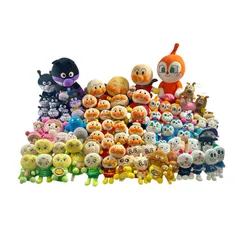★  アンパンマン あんぱんまん グッズ まとめ商品 ぬいぐるみ マスコット バイキンマン ドキンちゃん コキンちゃん など 現状品 4.8kg