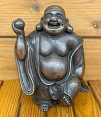 641箱13)アンティークな陶器製 笑顔の福の神 - メルカリ