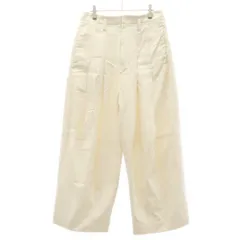 SHINYA KOZUKA  シンヤコズカ 22SS MINT CONDITION BAGGY バギーパンツ  アイボリー Sのサムネイル