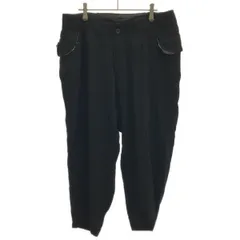 Yohji Yamamoto POUR HOMME ヨウジヤマモト プールオム カッティングパッチポケットパンツ  ブラック 2のサムネイル