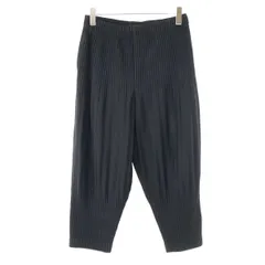HOMME PLISSE ISSEY MIYAKE オム プリッセ イッセイ ミヤケ プリーツパンツ HP55JF553 ブラック 3のサムネイル