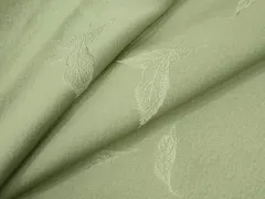 平和屋着物●上質な色無地　舞葉地紋　苗色　正絹　逸品　CABE2400yc