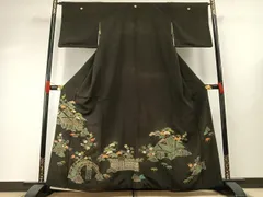 平和屋着物●極上　野口彦太郎　大彦三代目　江戸染繍友禅　黒留袖　刺繍　人物風景文　菌s　高島屋扱い　逸品　CZAA5311s6 楽天市場】平和屋本店□極上 野口彦太郎 大彦三代目 江戸染繍友禅 訪問