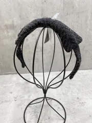 新品 ジェニファーオーレット TWEED CENTER BOW ヘアバンド リボン カチューシャ sizeONESIZE/ブラック ■■レディース