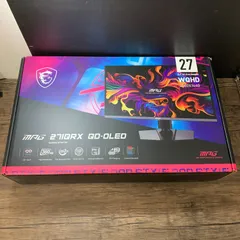 [むつ65-041717] [併売] MSI MPG 271QRX QD-OLED ゲーミングモニター 26.5インチのサムネイル