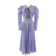 セルフォード CELFORD コルセットリブプリーツワンピース ロング 38 パープル /DF ■OS