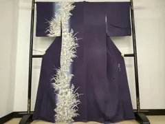 平和屋着物●皇室デザイナー　中村乃武夫　訪問着　花間道　金彩　やまと誂製　正絹　逸品　AABH5803ck 平和屋着物○皇室デザイナー 中村乃武夫 訪問着 花間道 金彩 やまと誂