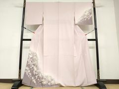 訪問着 暈し染め 草花文様 金彩 袷 4点セット - メルカリ