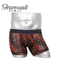 新品 未使用 Gravevault グレイブボールト 下着 【SALE】グレイブお買い得シリーズ3 メンズ ショート ボクサーパンツ 519066 ShelterStarレッドのサムネイル