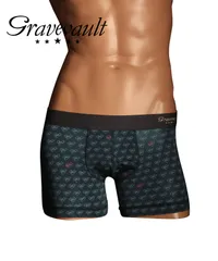 新品 未使用 Gravevault グレイブボールト 下着 【SALE】グレイブお買い得シリーズ4 メンズ ショート ボクサーパンツ 519067 loveヴィンテージネイビーのサムネイル