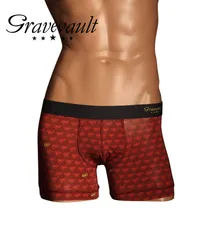 新品 未使用 Gravevault グレイブボールト 下着 【SALE】グレイブお買い得シリーズ4 メンズ ショート ボクサーパンツ 519067 loveヴィンテージレッドのサムネイル