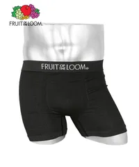 新品 未使用 FRUIT OF THE LOOM フルーツオブザルーム 下着 FTL_成型無地 メンズ ボクサーパンツ 519105【メール便】 ブラックのサムネイル