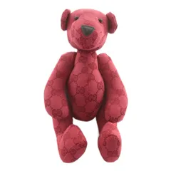 GUCCI グッチ GGキャンバス テディベア クマ ぬいぐるみ 人形 ベージュ GUCCI グッチ GGキャンバス テディベア 7077722 ベージュ系 ぬいぐるみ