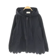 レッド ヴァレンティノ RED VALENTINO スカラップフードジャケット ジップアップ 38 ネイビー /HK ■OSのサムネイル