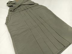平和屋着物□極上 男性 本場神代仙台平 行灯袴 縞 証紙付き 逸品3s1365