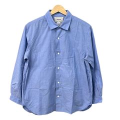 YAECA/LIKE WEAR(ヤエカ/ライクウェア) 七分袖シャツブラウス サイズS レディース ライトブルー EXCLUSIVE FABRIC YAECA/LIKE WEAR(ヤエカ/ライクウェア) 七分袖シャツブラウス サイズS