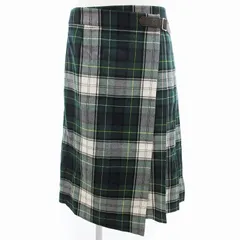 ☆◇マッキントッシュ フィロソフィー（MACKINTOSH PHILOSOPHY） チェックキルトラップスカート 巻きスカート チェック柄 Mサイズ38 春秋冬用■管理番号L29914SSA26-260416-203（990）
