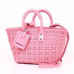バレンシアガビストロ XXS ピンク 2WAY ショルダー トート バッグ
