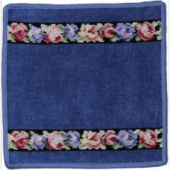 フェイラー ハンカチ タオル かわいい AIDA SCHWARZ SMOKE BLUE 25cm×25cm プチ FEILER Feiler ハンドタオル 新品 本物 正規品プレゼント ギフト 贈り物のサムネイル