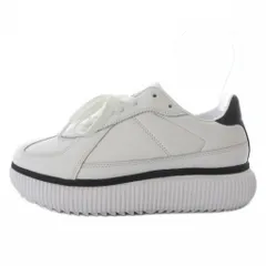 オニツカタイガー Onitsuka Tiger DELECITY スニーカー ローカット プラットフォーム 厚底 レザー US5.5 ホワイト 1183B873 /YO5