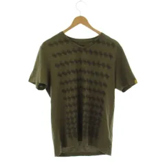 ヒューゴボス HUGO BOSS Tシャツ S カーキ Vネック 総柄 半袖 /JPのサムネイル