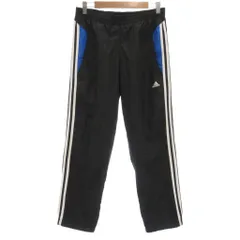 アディダス adidas トラックパンツ S 黒 ブラック 3本ライン フルレングス /UO ■GY60