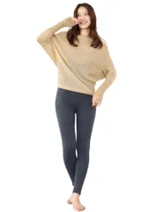 [グラマラスパッツ] ふわりぃスリム 2025 スパッツタイプ パジャマレギンス 着圧レギンス ハイウエスト 2wayma 7786485a