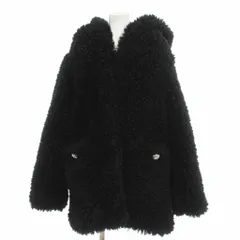 レディ Rady ボアコート S 黒 ブラック 長袖 ポケット付き /GPのサムネイル