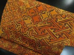 a2508-4 名古屋帯 九寸 美品 正絹 着物 名古屋仕立て 全通 縮緬