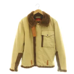 アヴィレックス AVIREX B-3 フライトジャケット フェイクムートン L ベージュ /MY ■OS ■AD