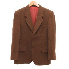 カシミヤ100% ダブルブレストジャケット ブラウン - メルカリ カシミヤ100% ダブルブレストジャケット ブラウン - メルカリ