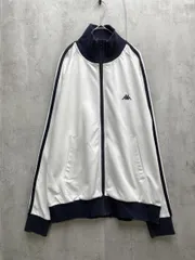Kappa カッパ KPO-22053 トラック ジャケット sizeL/白ｘ黒 ◇■メンズ