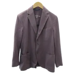 チルコロ1901 CIRCOLO1901 テーラードジャケット 背抜き 2B コットン 紫 パープル 0105