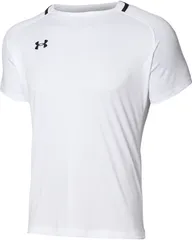 アンダーアーマー UNDER ARMOUR サッカー UA チーム サッカージャージ ショートスリーブ Tシャツ SOCCER SHORT SLEEVE T-SHIRT ボーイズ 半袖Tシャツ ジュニア 速乾 軽量  6003874 100 WHITE