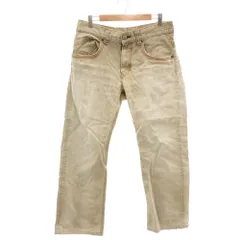 エドウィン EDWIN XU-S デニムパンツ ジーンズ W32 スリムテーパード ベージュ /AE ■GY60