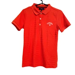 【美品】Callaway キャロウェイ メンズ トップス ポロシャツ 半袖 オレンジ Mサイズ ポリエステル100％ J4のサムネイル