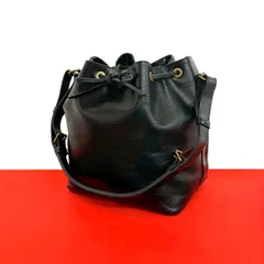 極 美品 LOUIS VUITTON ルイヴィトン ヴィンテージ プチノエ エピ レザー 本革 セミショルダーバッグ ワンショルダーバッグ ノワール 36498