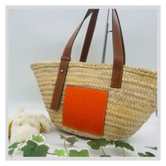 新品⭐︎美品⭐︎即発可⭐︎ロエベLOEWE ストローバッグ ピンク