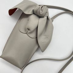 LOEWE】 希少☆バニーショルダーバッグ グレー - メルカリ