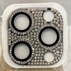 カメラレンズカバー（ラインストーン付き）全面保護　iPhone 14Pro/14ProMax　cam-752【B】
