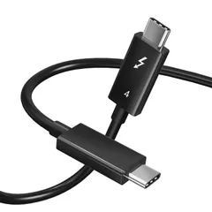 【数量限定】Thunderbolt 4 USB-Cケーブル 0.8m POTRRCIUSUER USB-IF認証済｜100W急速充電｜40Gbps高速転送｜8K出力対応｜スマートフォン・タブレット・ゲーム機のタイプｃ機種に対応