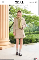 グローブストア (grove) セットアップ ジャケット スカート