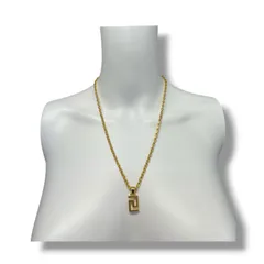 VERSACE グレカグリークネックレス ヴェルサーチェ ゴールド F 1687A2のサムネイル