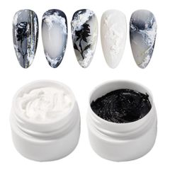 【Popular Item】Clay Gel Nail Town Gel 2 Colors 3D Gel Nail Art Color Gel Gel Nail Terracotta Gel Manicure Plaster Flow Sand Adhesive