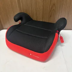 LEAMIAN ジュニアシート ブースターシート 黒 赤