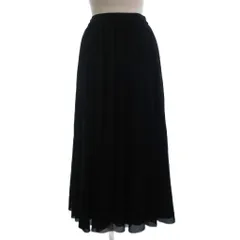 ジルサンダー JIL SANDER 美品 シアーロングスカート フレア JSCQ725016WQ46780801 ナイロン 黒 ブラック 36のサムネイル
